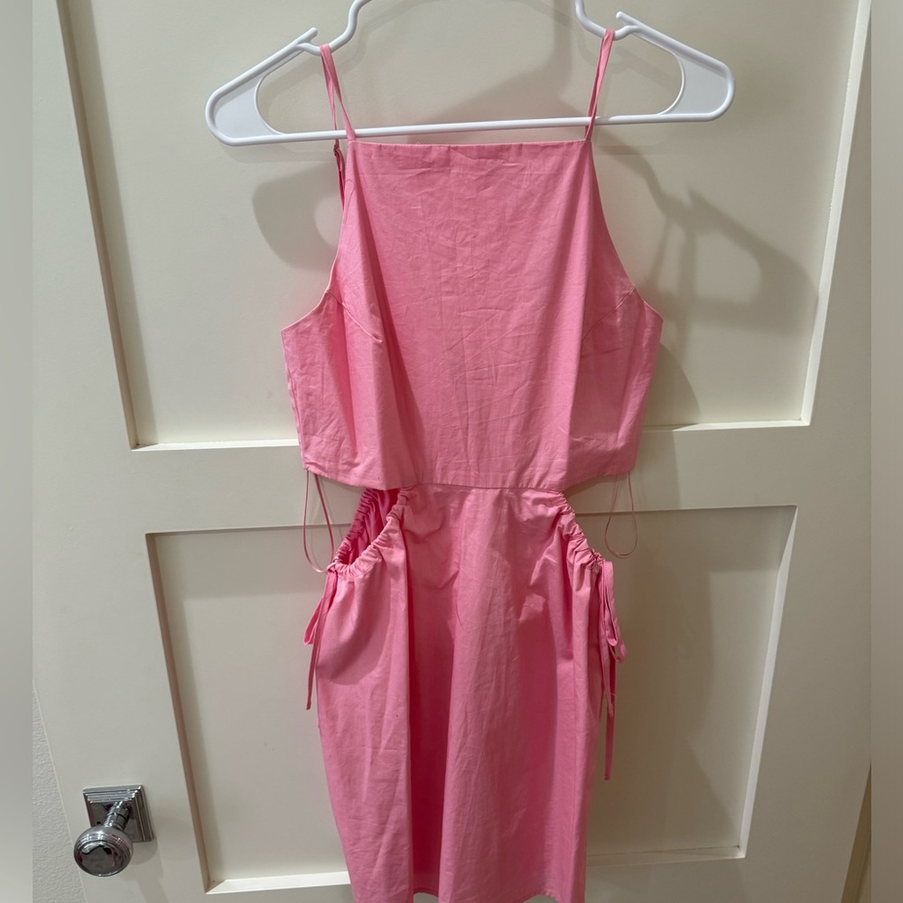 Lelis pink mini dress size small